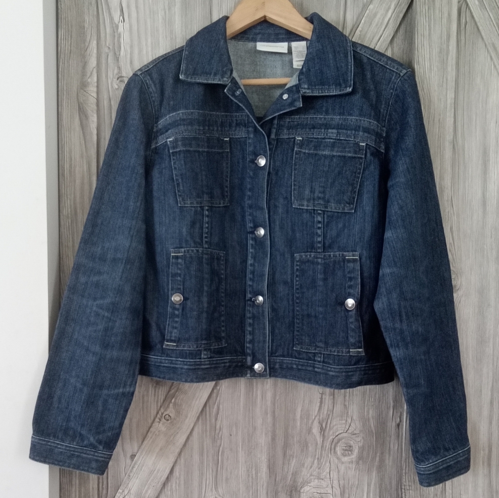 Liz Claiborne Blue Jean Jacket L